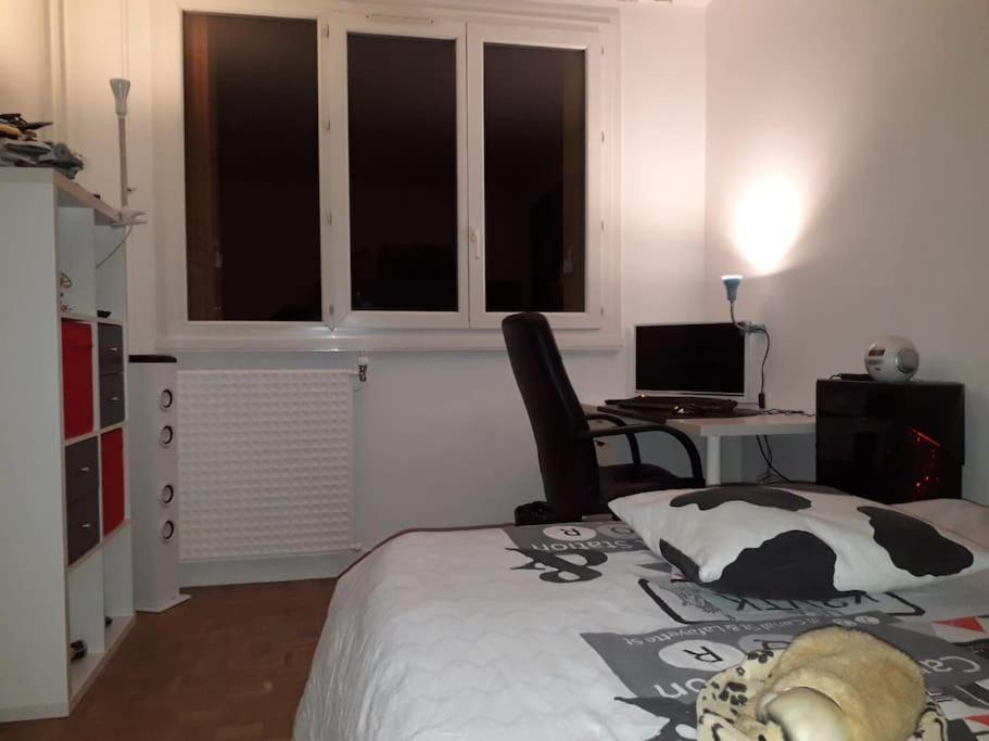 T4/5 Avec Vue Sur Les Alpes A 5 Minutes De Lyon Apartment La Mulatiere Exterior foto